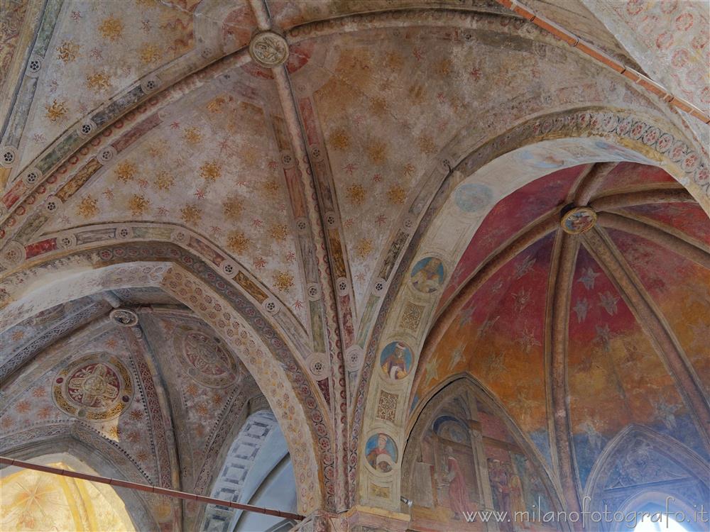 Milan (Italy) - Decorated vaults in the Church of San Pietro in Gessate